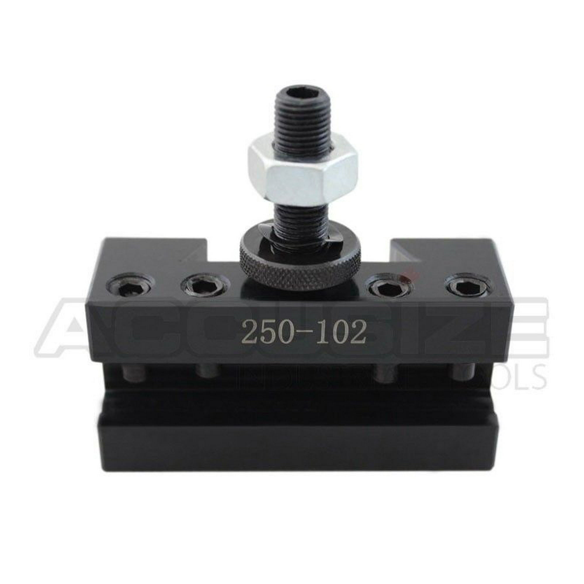 AXA Turing and Facing Holder 0250-0101 Style No 1 Quick Change Tool Holder Working with 1/2 Turning Tools Accusize Tools AXA Turing and Facing Holder 0250-0101 Style No 1 Quick Change Tool Holder Working with 1/2 Turning Tools Accusize Tools